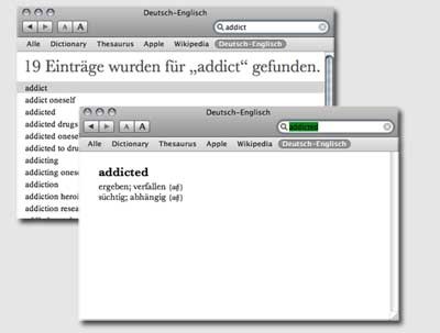 Lexikon Deutsch Englisch Erweiterung